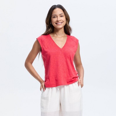 Women's Cap Sleeve V-Neck T-Shirt - Universal Thread™