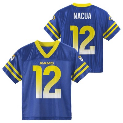 NFL Los Angeles Rams Puka Nacua Toddler Boys' Short Sleeve Jersey