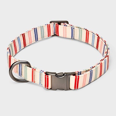 Multi Stripe Fashion Adjustable Length and Reinforced Stitching Dog Collar - Boots & Barkley™