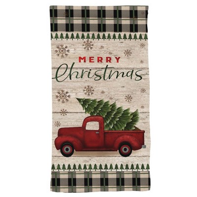 Briarwood Lane Hand Towel 26x18 Merry Christmas Pickup For Christmas Hand Towel