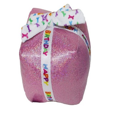 MultiPet Birthday Present Dog Toy - Pink (5.5")