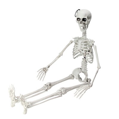 Northlight 35" Jointed Skeleton Hanging Halloween Decoration - White