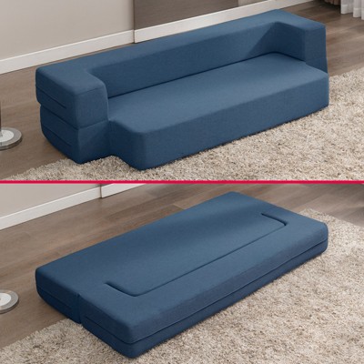 Mjkone Convertible Folding Sleeper Sofa Bed,futon Sofa Bed Memory Foam Mattress