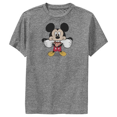 Boy's Disney Mickey Mouse Tongue Out Performance Tee
