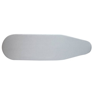 Household Essentials Stow Away Tabletop Ironing Board Cover 100% Cotton Cover Silver: Iron & Steamer Accessory, 42"x12.5"