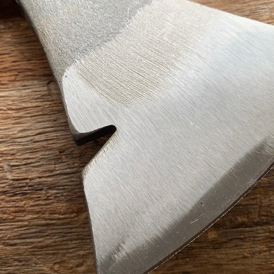 Kings County Tools Carbon Steel Tomahawk Hatchet | Camping & Hiking Tool | 4-1/2” Curved Cutting Edge | USA Hickory Handle | German Forged Blade |
