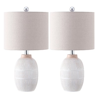 Thom 21" Table Lamp (Set of 2) - TBL4624 - Brown - Safavieh