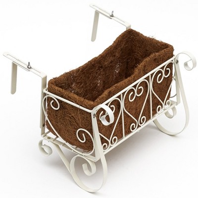 The Lakeside Collection Decorative Rail or Fence Planters