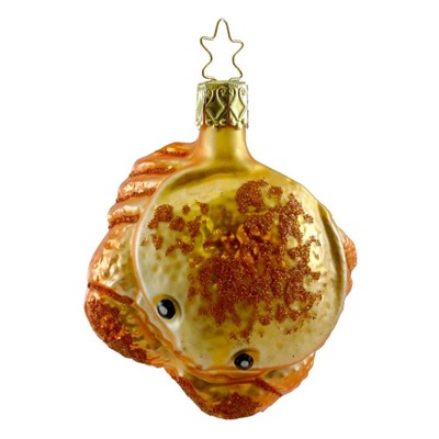 Inge Glas 2.75 In Crabbie Christmas Tree Ornament , Ornament Ocean Fish Beach (PC)