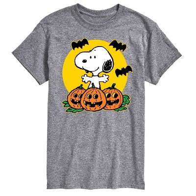 Men's - Peanuts - Snoopy Pumpkin Patch Short Sleeve Graphic T-Shirt