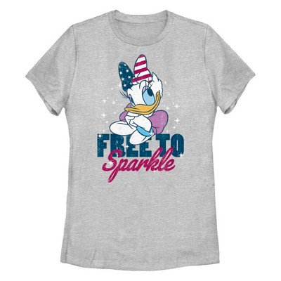 Women's Mickey & Friends Mickey and Friends Daisy Free to Sparkle T-Shirt