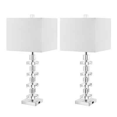 Deco Crystal Table Lamp - 28.5 Inch Height - LIT4169 - Safavieh