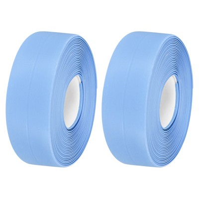 Unique Bargains PVC Waterproof Self-Adhesive Wall Corner Seal Caulk Strip Tape 2 Pcs