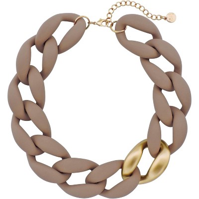 Chunky Acrylic Chain Choker Necklace – Bold Statement Piece for Women