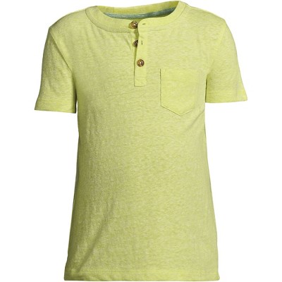Lands' End Kids Short Sleeve Henley T-Shirt