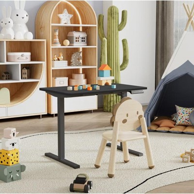 Electric Standing Desk Whole Piece Adjustable Height Desk Home Office Computer Workstation Sit Stand up Desk