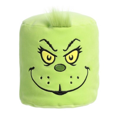 Aurora Small Grinch Mallow Dr. Seuss Whimsical Stuffed Animal Green 6"