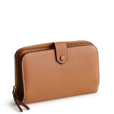 Vera Bradley Women's Leather Large Tab Wallet