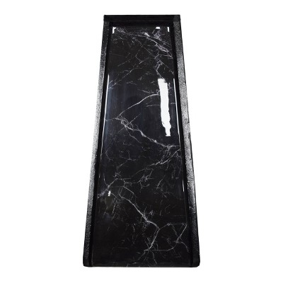Cast Aluminum Decorative Faux Marble Downspout Gutter Splash Block  - Oakland Living