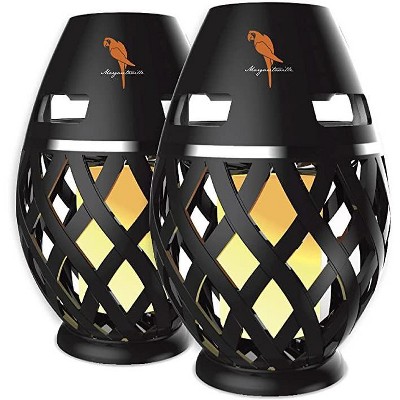 Margaritaville Sounds of Paradise Tiki Torch Bluetooth Light-Up Speaker - 2 Pack