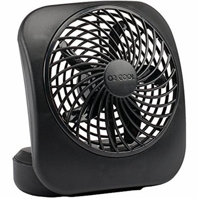 O2COOL Treva 5 Inch Battery Powered Portable Desk Fan