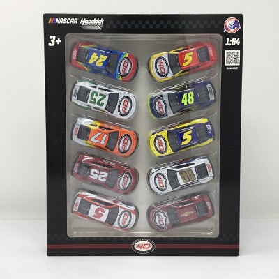 Hendrick Motorsports 40th Anniversary 1:64 NASCAR Diecast 10 Car Set Action