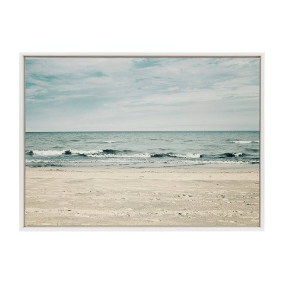 Sylvie Beach 2 Framed Canvas by Emiko and Mark Franzen - Kate & Laurel All Things Decor