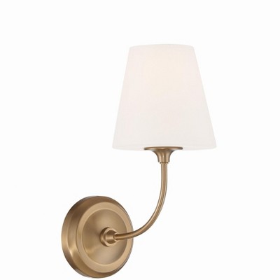 Crystorama Lighting Sylvan 1 - Light Sconce in  Vibrant Gold