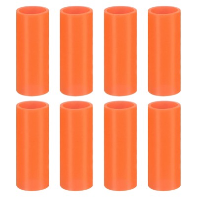 Unique Bargains Removable Reusable Soft Flexible Silicone Straws Nozzle Cover 8 Pcs