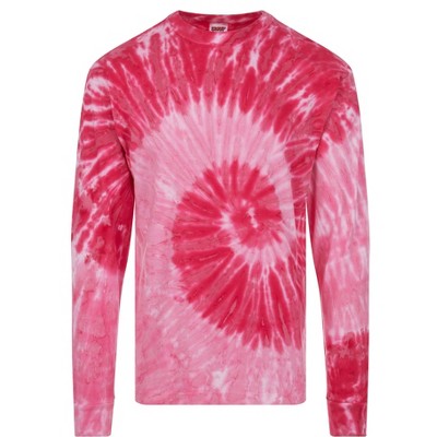 DARESAY Long Sleeve Tie Dye T-Shirt, For Men, Women And Teens (Up to 5XL)