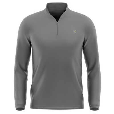 Men's University of Rochester Adult Active Sport 1/4 Zip Pullover Left Chest Logo