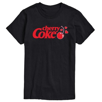 Men's - Coca-Cola - Cherry Coke Heart Cherry Short Sleeve Graphic T-Shirt