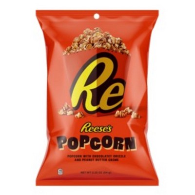 Reese's Peanut Butter Chocolate Drizzled Popcorn - 2.25oz