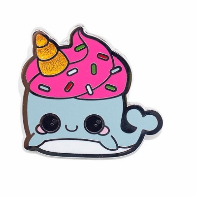 Seven20 Glitter Galaxy Neddie Narwhal Soft Enamel Collector's Pin