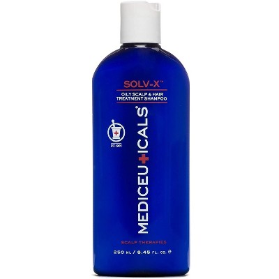 Therapro Mediceuticals SOLV-X Oily Scalp & Hair Treatment Shampoo  (8.45 oz) Excess Hair Oil Production and Cleaner Scalp