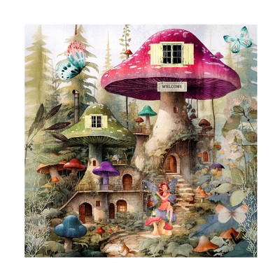 Trademark Fine Art - Sasha Mushroomland Canvas Art