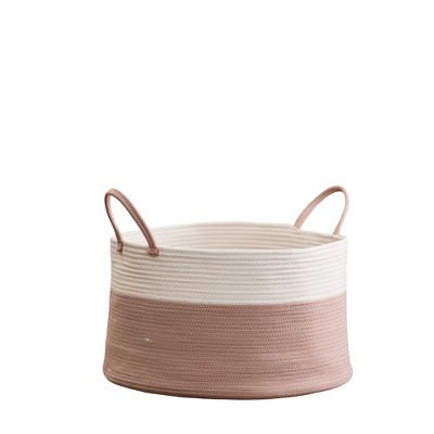 Cesicia Cotton Round Laundry and Storage Basket