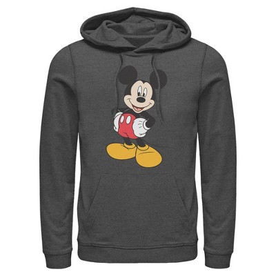 Mens Mickey & Friends Classic Glove Pose Lightweight Hoodie