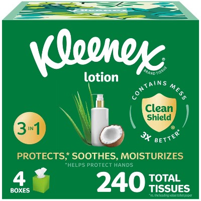 Kleenex Lotion 3-Ply Facial Tissue
