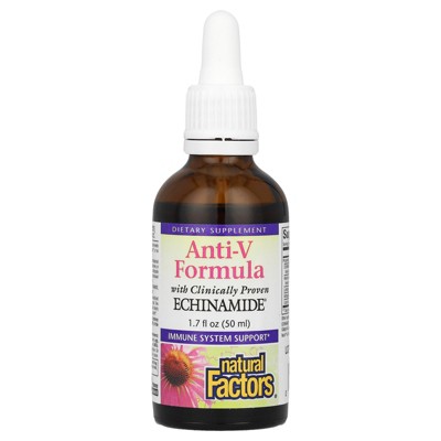 Natural Factors Anti-V Formula, with Clinically Proven Echinamide®, 1.7 fl oz ( 50 ml)