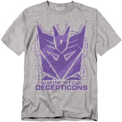 Men's Transformers Evergreen Decepticon Tech Icon Logo T-Shirt
