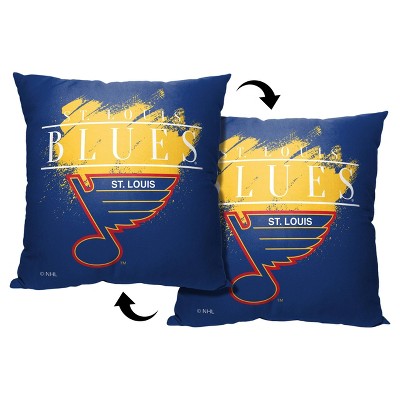 NHL St. Louis Blues Vintage Burst Printed Throw Pillow