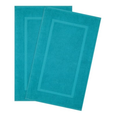 American Soft Linen 100% Cotton Turkish Bath Mat Set, 2 Piece 20x34 inches Bath Mats for Bathroom