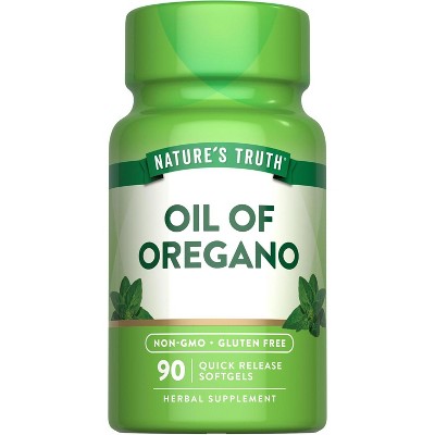 Nature's Truth Oregano Oil Softgels | 4000mg | 90 Pills | Contains Carvacrol | Non-GMO & Gluten Free Supplement