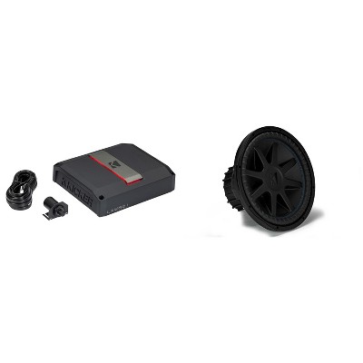 Kicker 50CVX154 CompVX 15" Sub, Dual 4-Ohm & 51LX12501 Mono Amp Bundle