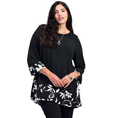 Avenue Marion Mixed Media Tunic