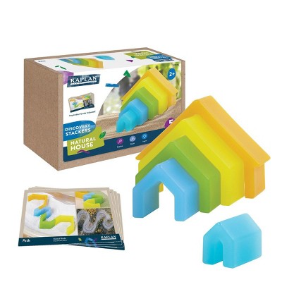 Kaplan Early Learning Discovery Stackers - Natural House - 5 Pieces