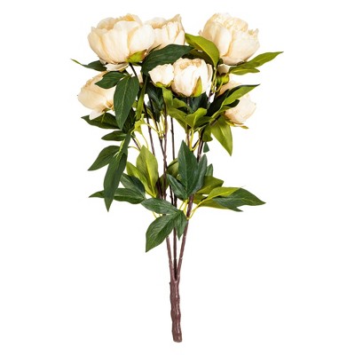 Vickerman Artificial Peony Spray