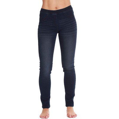 Just Love Women's Denim Jeggings with Pockets - Comfortable Stretch Jeans Leggings