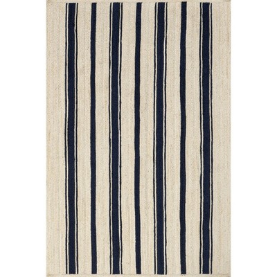 Nuloom Calathea Striped Jute Area Rug